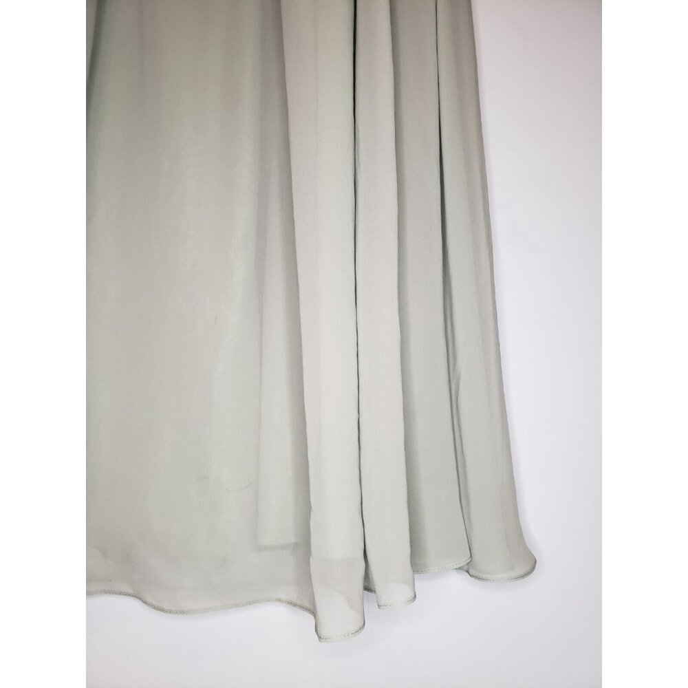 Birdy Grey Womens M Semi Formal Dress Light Green Strapless Prom Bridesmaid - Picture 4 of 5